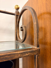 Load image into Gallery viewer, Iron Baker's Rack with Glass Shelves from Walter E. Smithe
