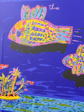 Load image into Gallery viewer, Original Lithograph "Three Flying Fish" by Ken Done, pencil signed and numbered 35/60
