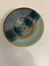 Load image into Gallery viewer, Shallow Green &amp;  Blue Bowl, signed
