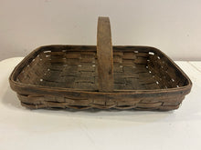 Load image into Gallery viewer, Shallow One Handle Wicker Flower Basket
