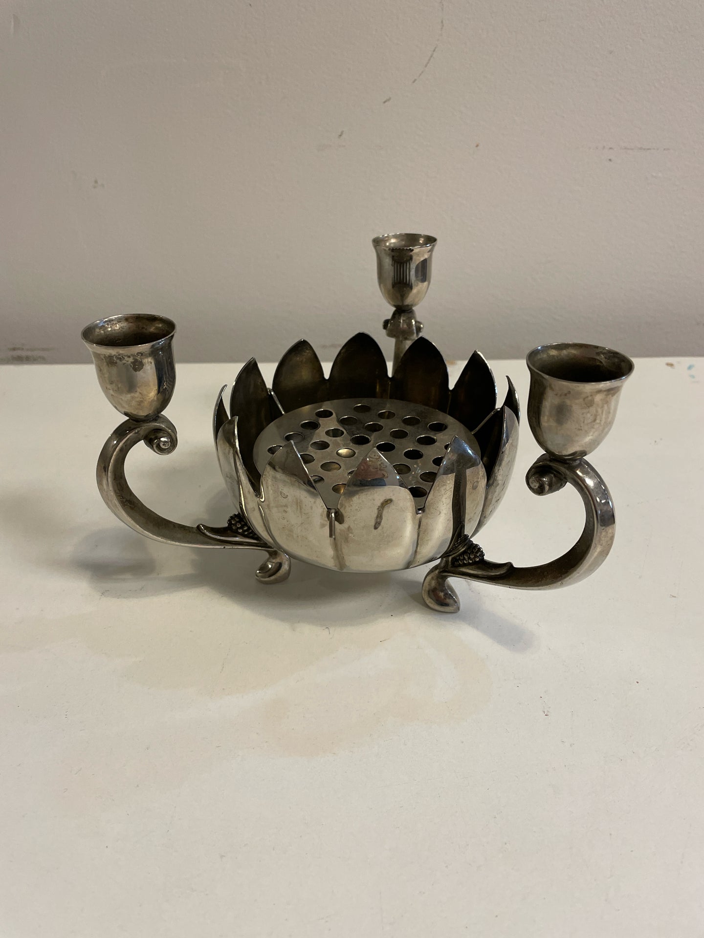 Lotus Flower Centerpiece Candleholder