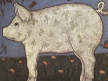 Load image into Gallery viewer, Framed Print &quot;The Pig of Market Harborough&quot; by Suzanne Ring Caplan
