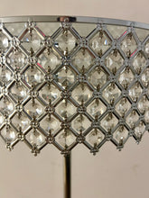 Load image into Gallery viewer, Floor Lamp with Circular Crystal Shade
