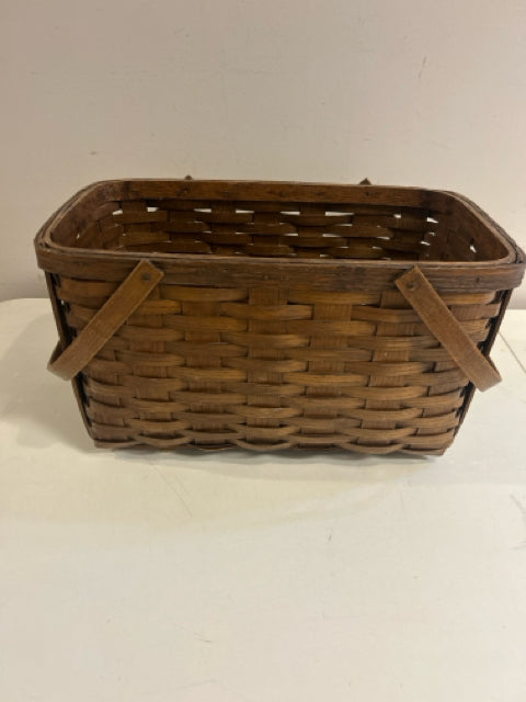 Two Handle Wicker Basket