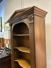 Load image into Gallery viewer, Vintage Three Shelf Bookcase with Two Door Cabinet
