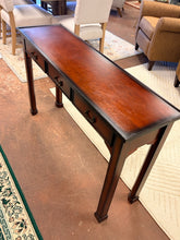 Load image into Gallery viewer, Three Drawer Console Table
