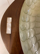 Load image into Gallery viewer, Round Wood Tray with  Mother of Pearl Inlay, from Julia Knight
