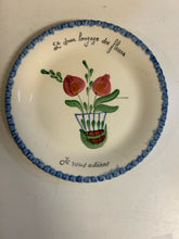 Load image into Gallery viewer, Six Vintage French "Le Doux Langage de Fleurs" Plates
