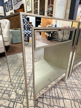 Load image into Gallery viewer, Pair of Alexa  Mirrored One Drawer Nightstands from Pier One
