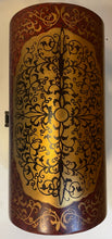 Load image into Gallery viewer, Decorative Latched Box with Red and Gold Accents
