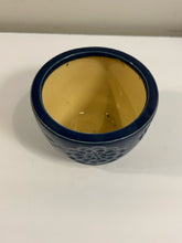 Load image into Gallery viewer, Blue Floral Planter/Bowl
