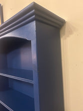 Load image into Gallery viewer, Blue Five Shelf Bookcase from Land of Nod
