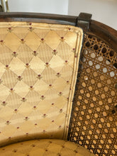 Load image into Gallery viewer, Pair of Vintage MCM Barrel Chairs with Cane Sides
