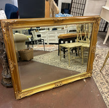 Load image into Gallery viewer, Ornate Gold Framed Beveled Mirror
