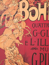 Load image into Gallery viewer, Framed La Boheme Theatre Poster by Adolfo Hohenstein
