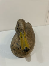 Load image into Gallery viewer, Hand Carved Wood Cork Duck Decoy by Tom Winter, signed
