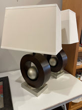 Load image into Gallery viewer, Pair of Contemporary Metal Lamps
