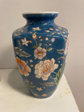 Load image into Gallery viewer, Porcelain Hand Painted Floral Vase
