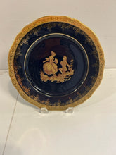 Load image into Gallery viewer, Le Reine Limoges Cobalt Blue &amp; Gold Plate
