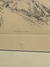 Load image into Gallery viewer, Framed Copper Engraving "Le Mont Saint Michel," signed &amp; stamped
