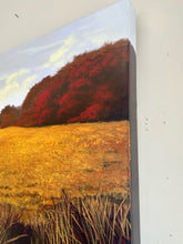 Load image into Gallery viewer, Hand Painted Canvas "Autumn Sky" by Rick River Man Brown, signed

