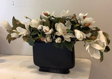 Load image into Gallery viewer, Faux Magnolia in  Bronze Vase from Arhaus
