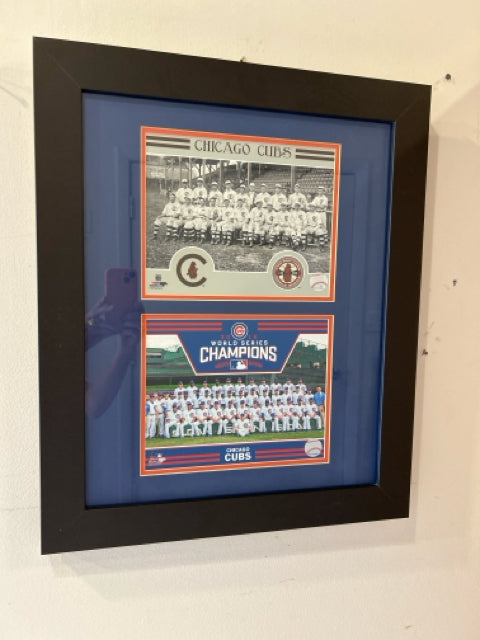 Framed Chicago Cubs World Series Rosters 1908 & 2016