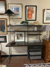 Load image into Gallery viewer, Elfa System Work Station Desk with Shelves &amp; Baskets
