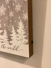 Load image into Gallery viewer, &quot;Joy to the World&quot; Battery Operated Light Up Wall Art
