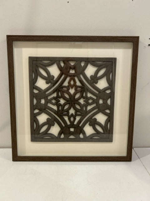 Framed Geometric Wood Art