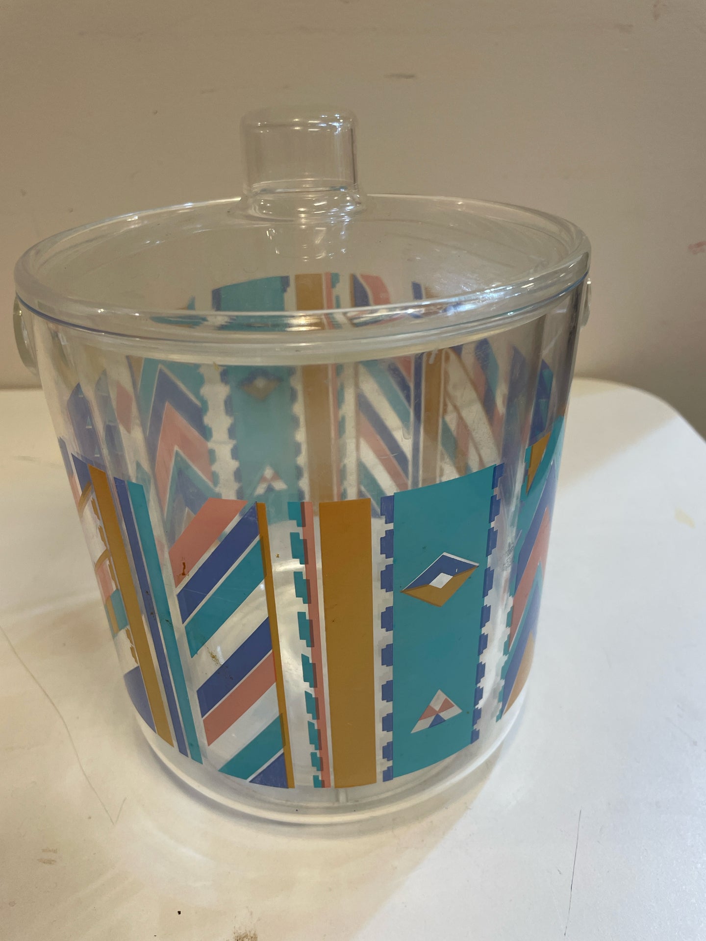 Southwestern Style Acrylic Ice Bucket