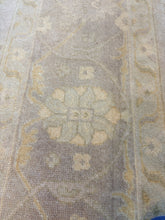 Load image into Gallery viewer, Grey and Beige Oushak Style Wool Blend Area Rug
