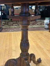 Load image into Gallery viewer, Hand Carved Mahogany Tilt Top Pie Crust Table from Baker Furniture
