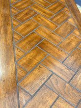 Load image into Gallery viewer, Oak Parsons Console Table from Henredon
