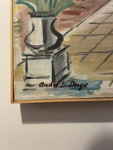 Load image into Gallery viewer, Original MCM Acrylic, &quot;Classical Landscape&quot;  by Andre Dugo
