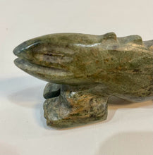 Load image into Gallery viewer, Hand Carved Soapstone Lizard Figurine
