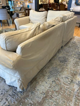 Load image into Gallery viewer, Three Piece Slip Covered Sectional from Pottery Barn
