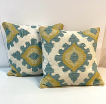 Load image into Gallery viewer, Pair of  Woven Indoor/Outdoor Pillows  from Areza Tropic,
