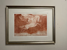 Load image into Gallery viewer, Framed Print "Flight of Pegasus," signed
