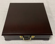 Load image into Gallery viewer, Cherry Wood Tea Chest from Bombay Company
