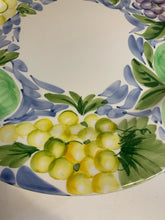 Load image into Gallery viewer, Pedestal Cake Stand with Grapes &amp; Leaves from La Ceramica V.B.C.
