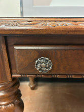 Load image into Gallery viewer, Ornate Two Drawer Writing Table
