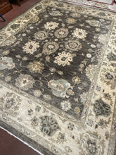 Load image into Gallery viewer, Brown, Cream &amp; Blue Area Rug
