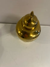 Load image into Gallery viewer, Vintage Brass Ginger Jar
