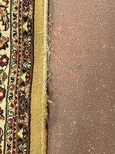 Load image into Gallery viewer, Wool Blend Oriental Rug in Tan, Red and Cream
