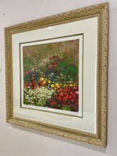 Load image into Gallery viewer, Framed &amp; Linen Matted "Summer Hike" Floral Giclee Print by Alexa Koury, signed

