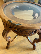 Load image into Gallery viewer, French Carved Wood Tray Top Table
