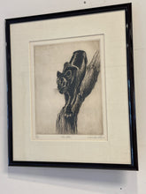 Load image into Gallery viewer, &quot;Panther&quot; Etching by Linda Lloyd signed and numbered
