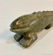 Load image into Gallery viewer, Hand Carved Soapstone Lizard Figurine
