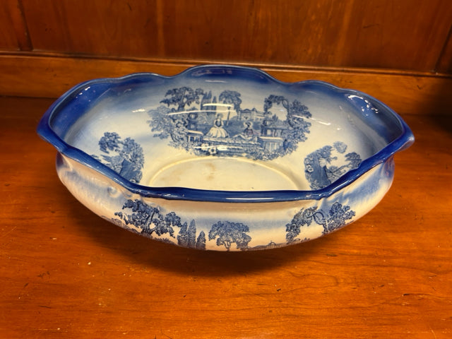 Flo Blue Wash  Basin from Crown Staffordshire